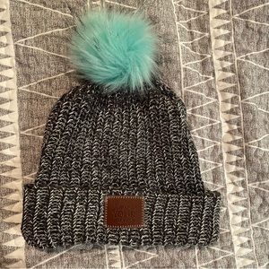 Love Your Melon beanie with removable pom